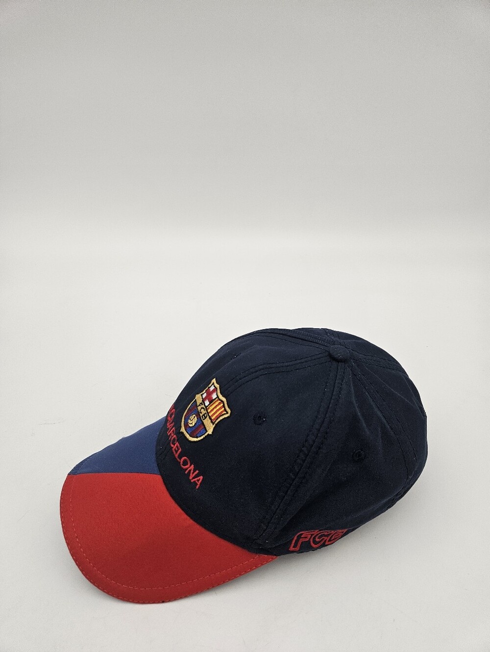 FC Barcelon Youth hook and loop cap hat blue and red